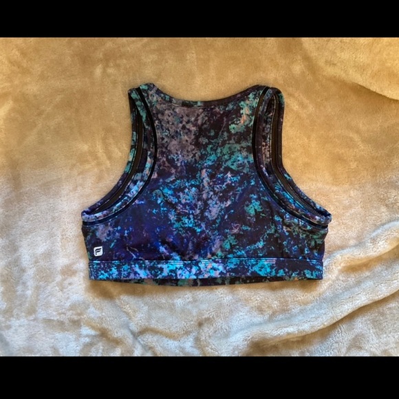 3/$15 - Fabletics Small Sports Bra Galaxy Mesh - Picture 2 of 8